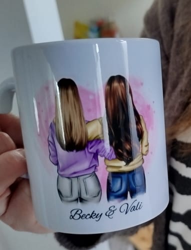 Customer photo review of Tasse - Besties, Beste Freundinnen - personalisierbar