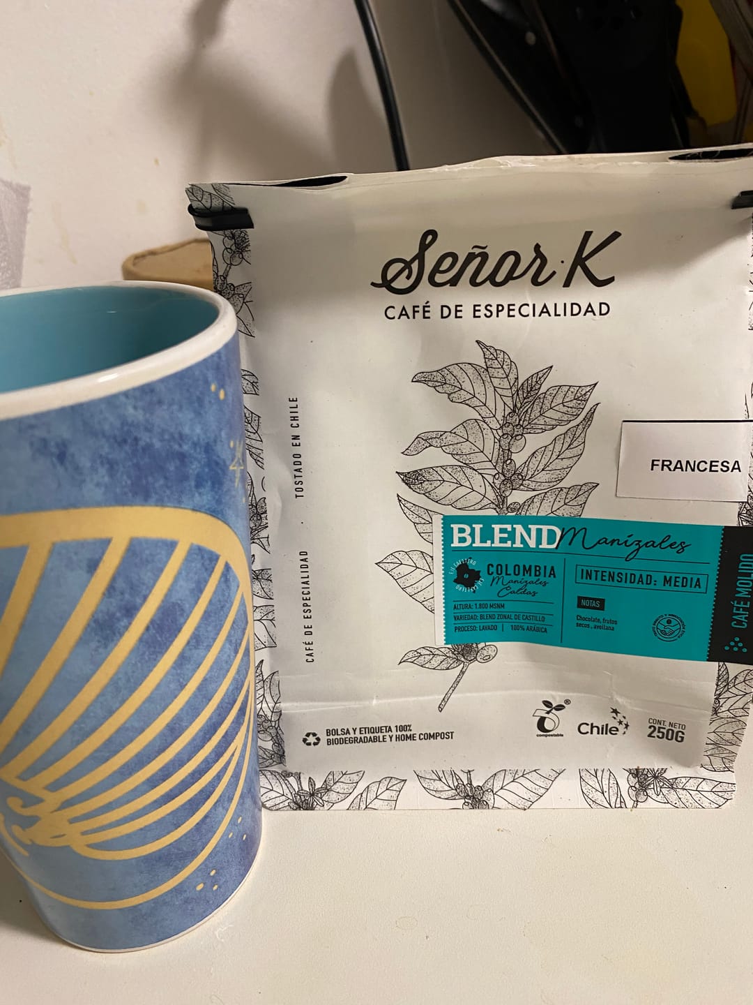 Customer photo review of Colombia | Blend Manizales Bolsa 250 gramos | MOLIDO