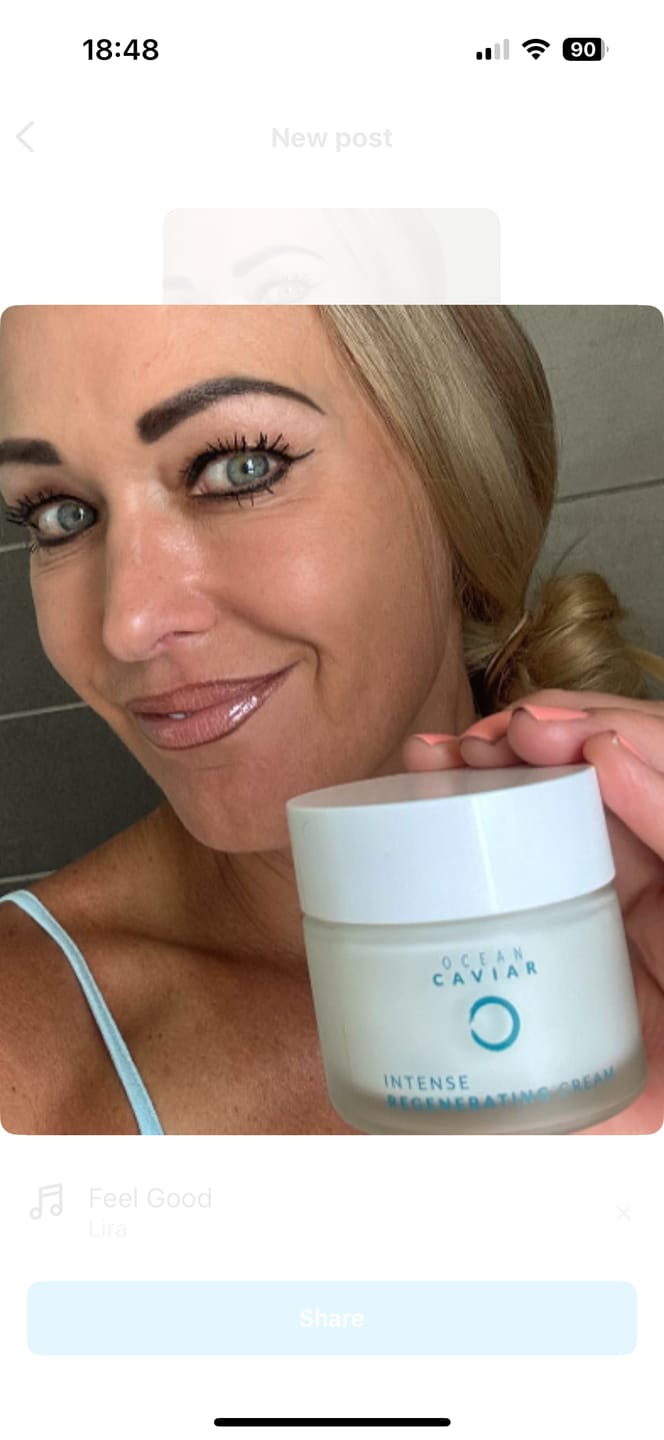 Customer photo review of Noche Y Dia Caviar Anti-Wrinkle Face Cream (60ml)
