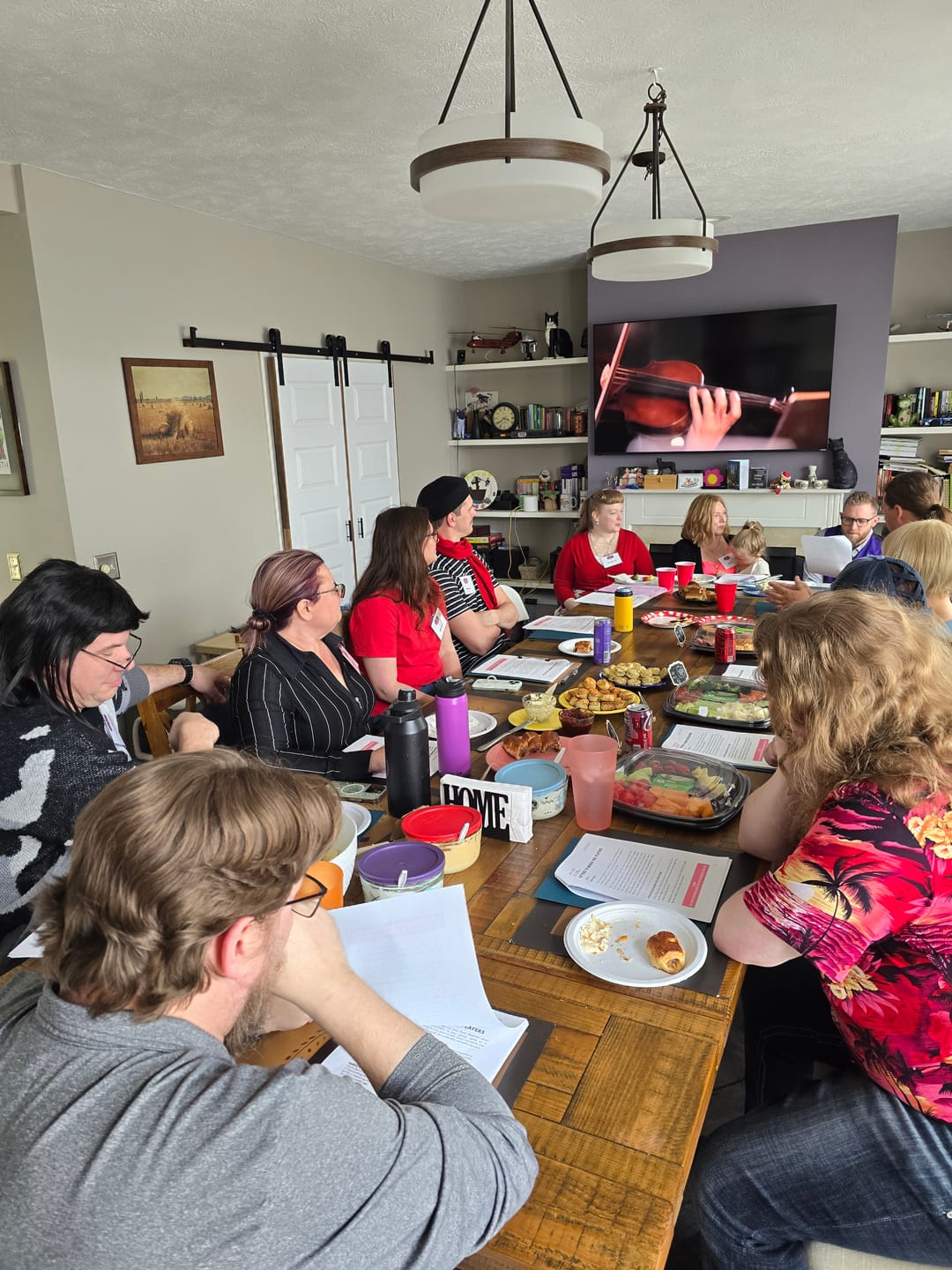 Customer photo review of Bake Off Themed Murder Mystery Game Kit