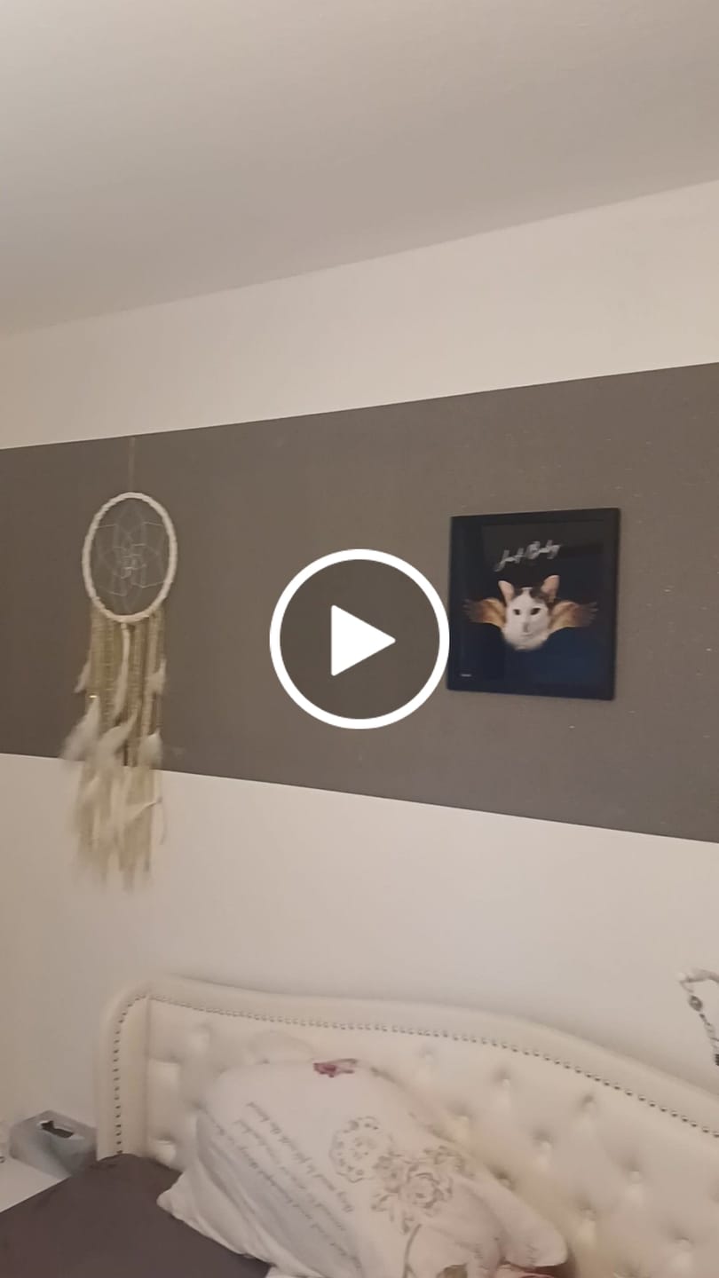 Customer video review of Personalisiertes Portrait - Goldener Engel Stil