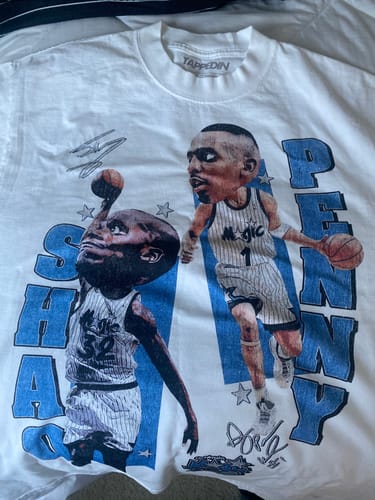 Customer photo review of "Shaq & Penny" Big Head T-Shirt