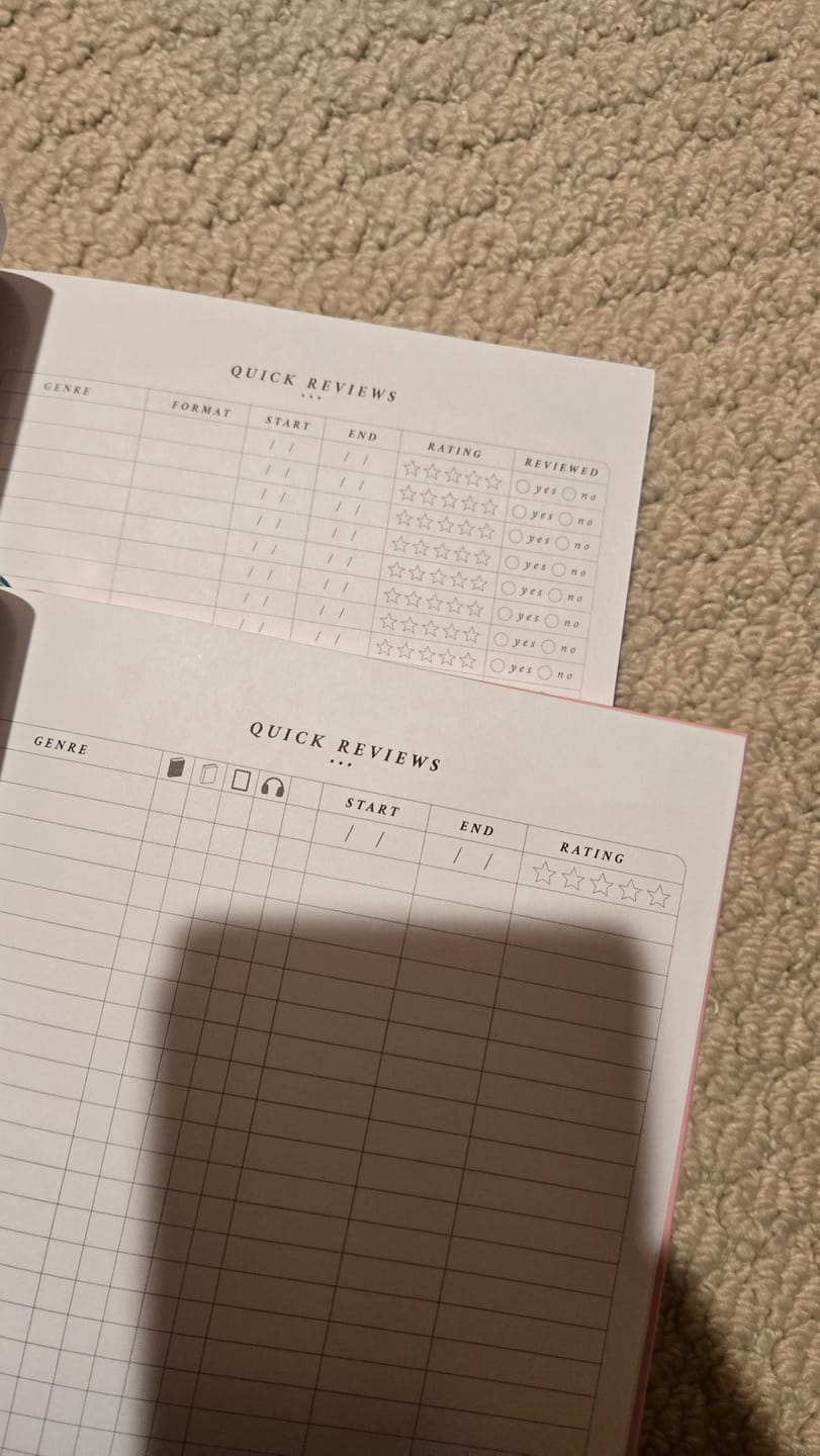 Customer photo review of Everything Nice Reading Companion
