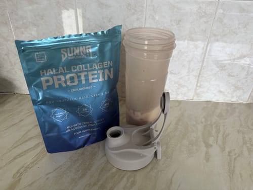 Customer photo review of Halal Collagen Protein
