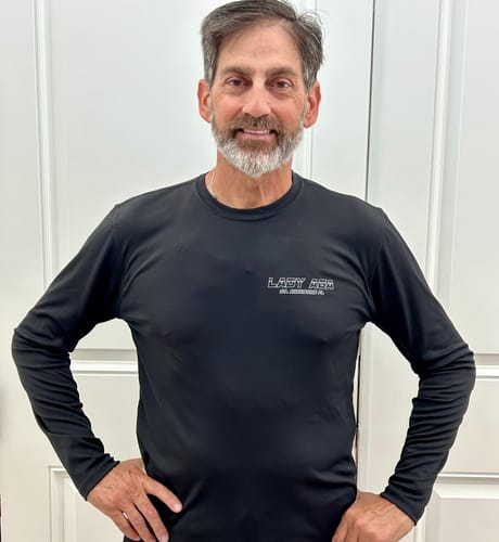 Customer photo review of Dri-Fit Custom Boat Shirts - Long Sleeve
