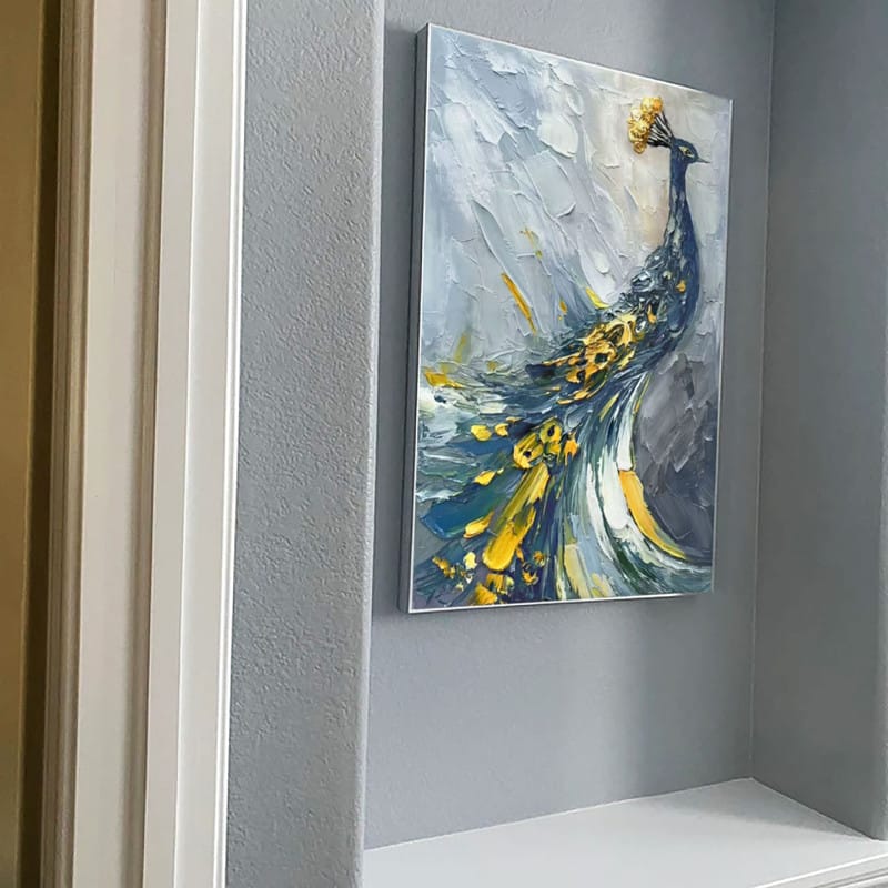 Customer photo review of Animal Textured Canvas Art Painting #AC013
