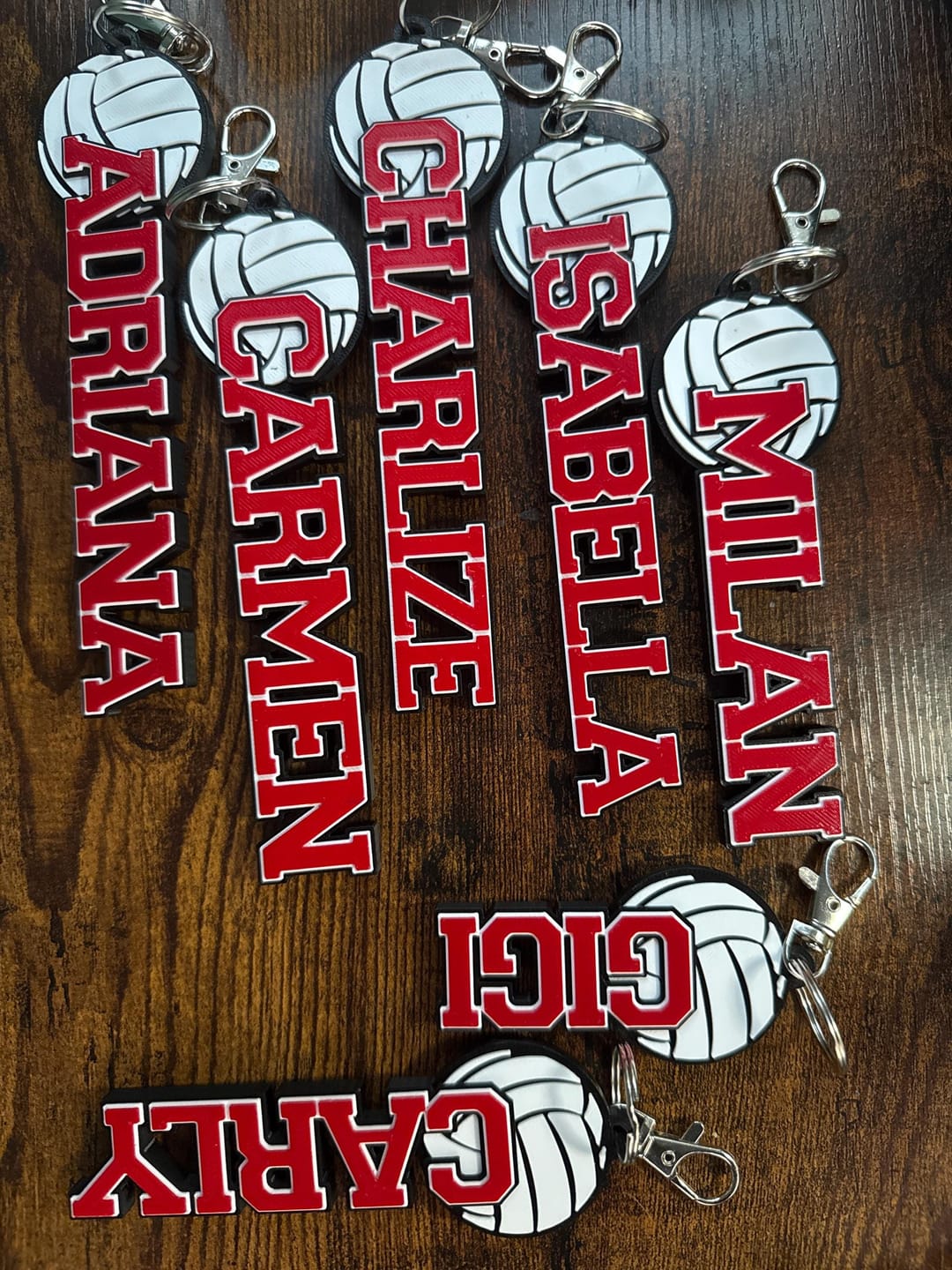 Customer photo review of TEAM BUNDLE - Volleyball - Customized Volleyball Sport Bag Tag