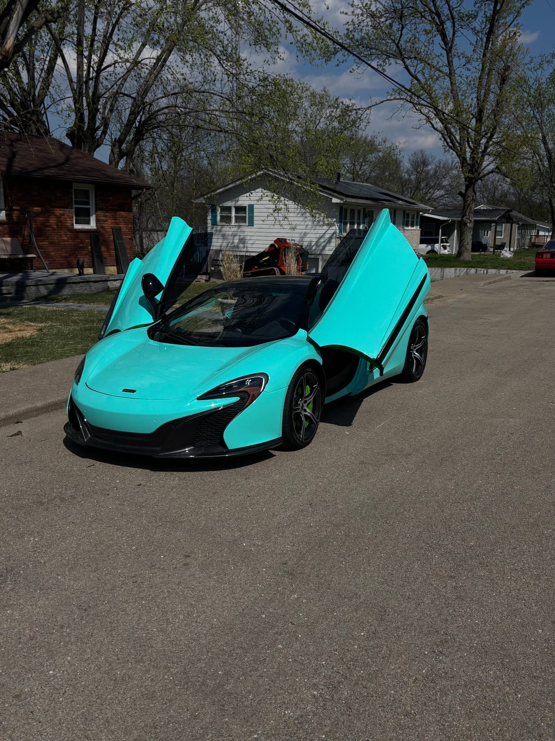 Customer photo review of High Glossy Tiffany Vinyl Wrap