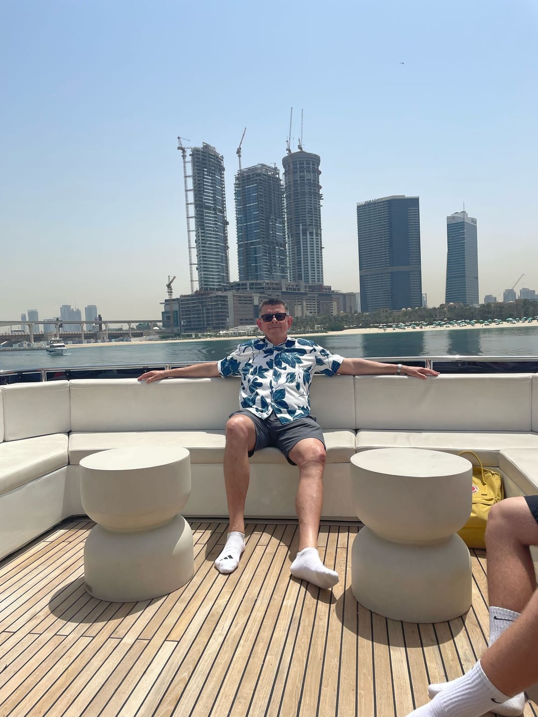 Customer photo review of Men's Summer Casual Floral Button Up Short Sleeve Holiday Cool Beach Shirt