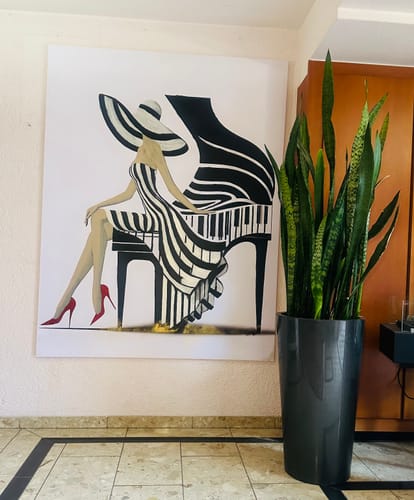 Customer photo review of Leinwand ohne Rahmen