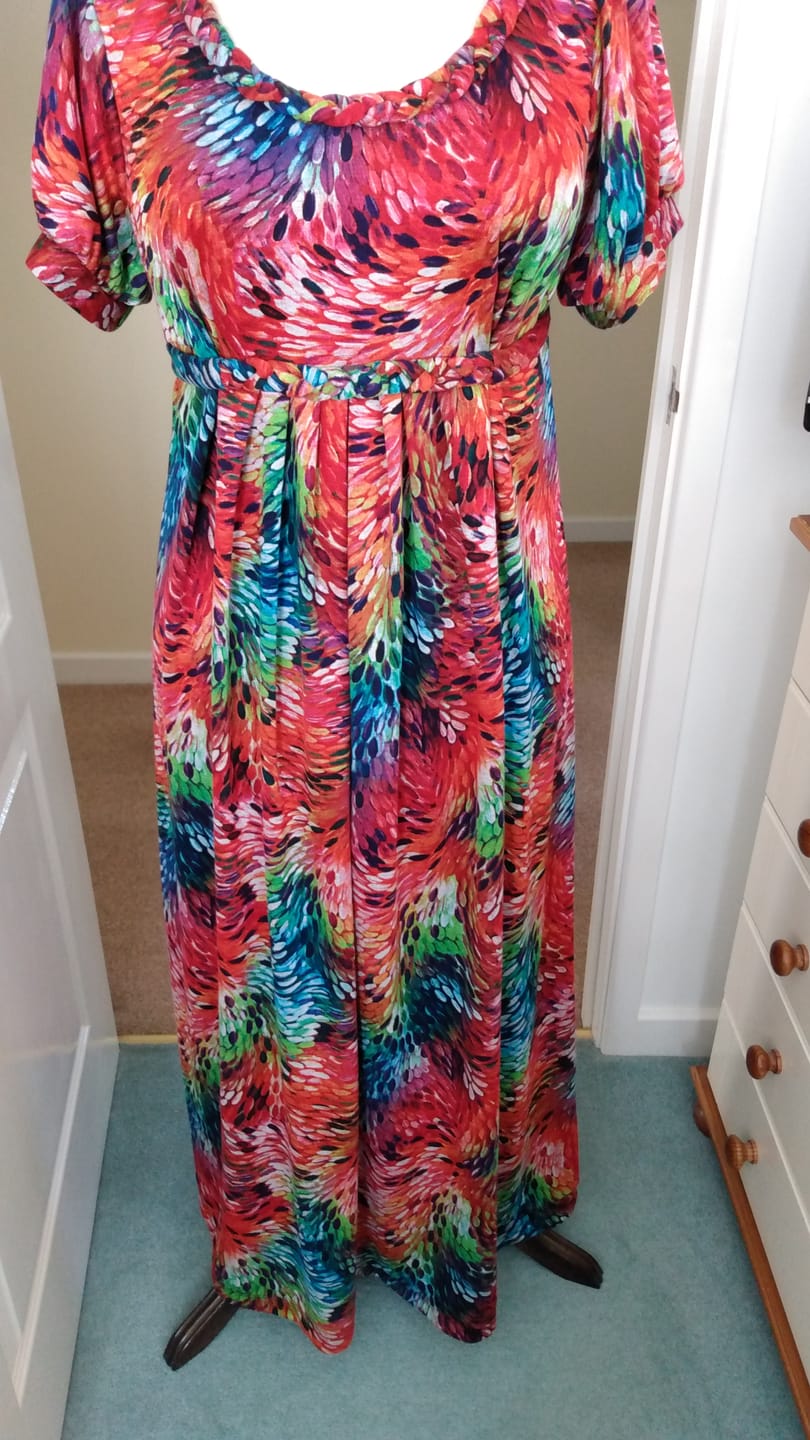 Customer photo review of Multicolour Burst Digital Modal-Touch Jersey Fabric
