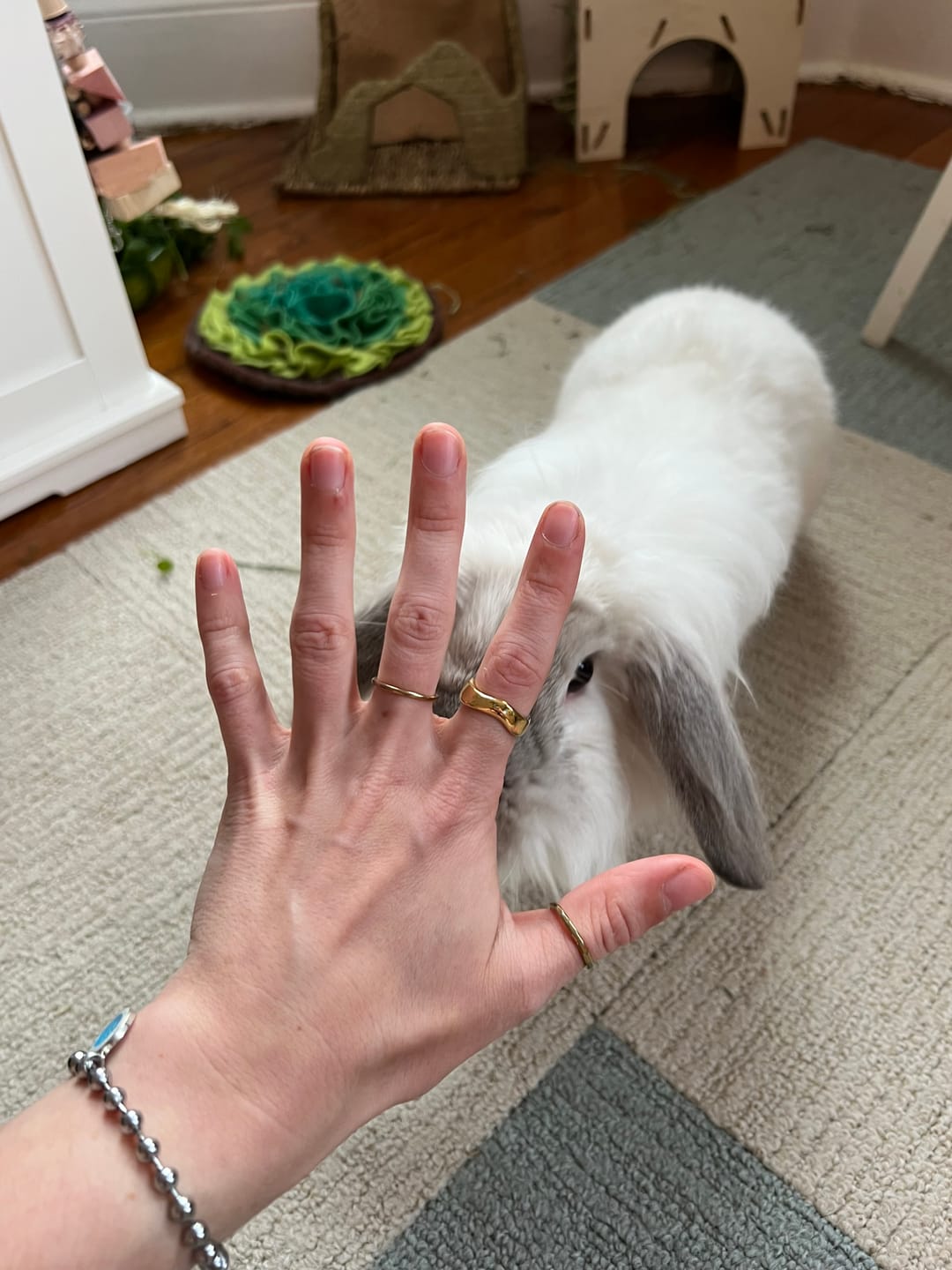 Customer photo review of Chunky Wave Ring