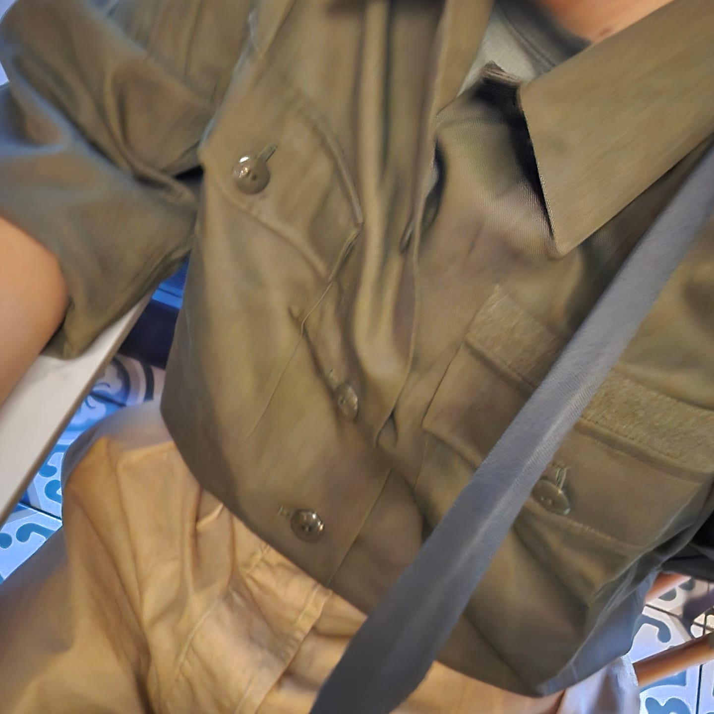 Customer photo review of British Army Gurkha Bermuda Pants - Khaki