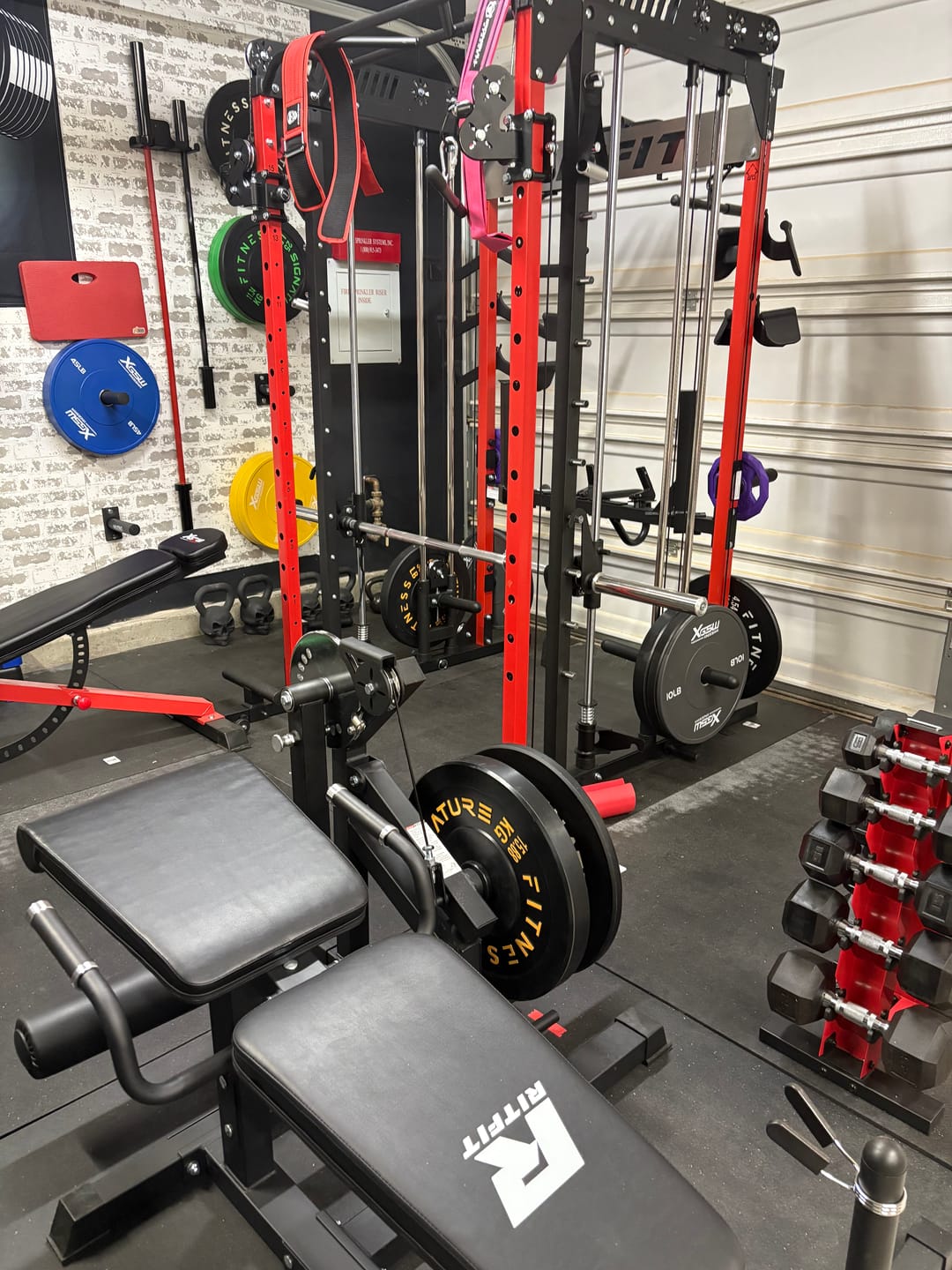 Customer photo review of RitFit 5pcs Lat Pulldown Bar Combo