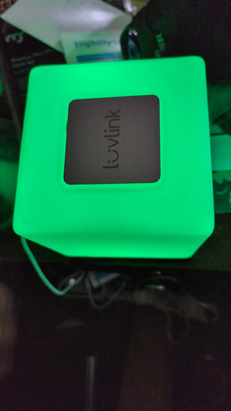Customer photo review of Modern Cube Lamp