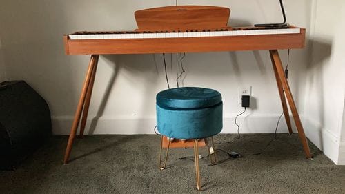 Customer photo review of Donner DDP-80 Upright Digital Piano