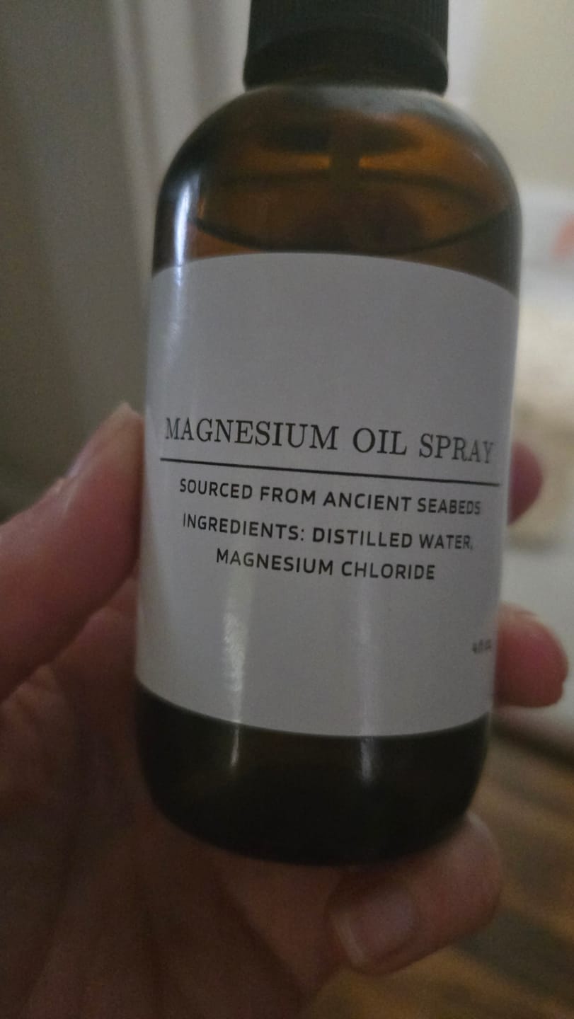 Customer photo review of Magnesium Oil Spray