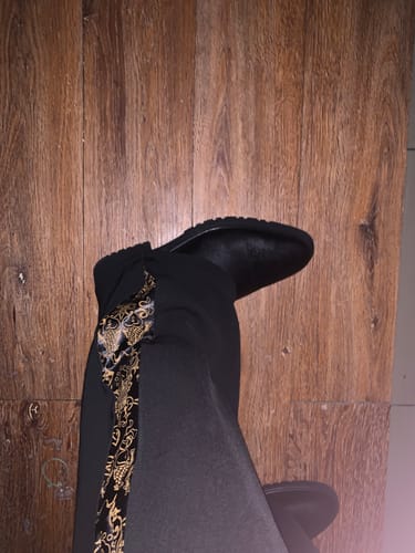 Customer photo review of Dex Chelsea Boots - Solid Black (Flexi-Sole)