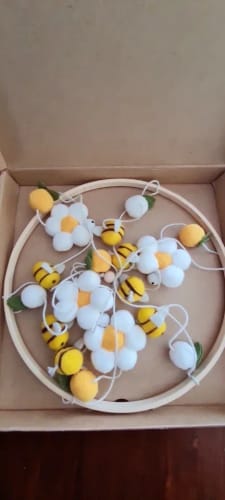 Customer photo review of Baby Wooden Comfort Crib Mobiles