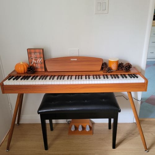 Customer photo review of Donner DDP-80 Upright Digital Piano
