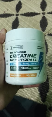 Customer photo review of Wellcore - Pure Micronised Creatine Monohydrate (122g, 33 Servings) Fruit Fusion