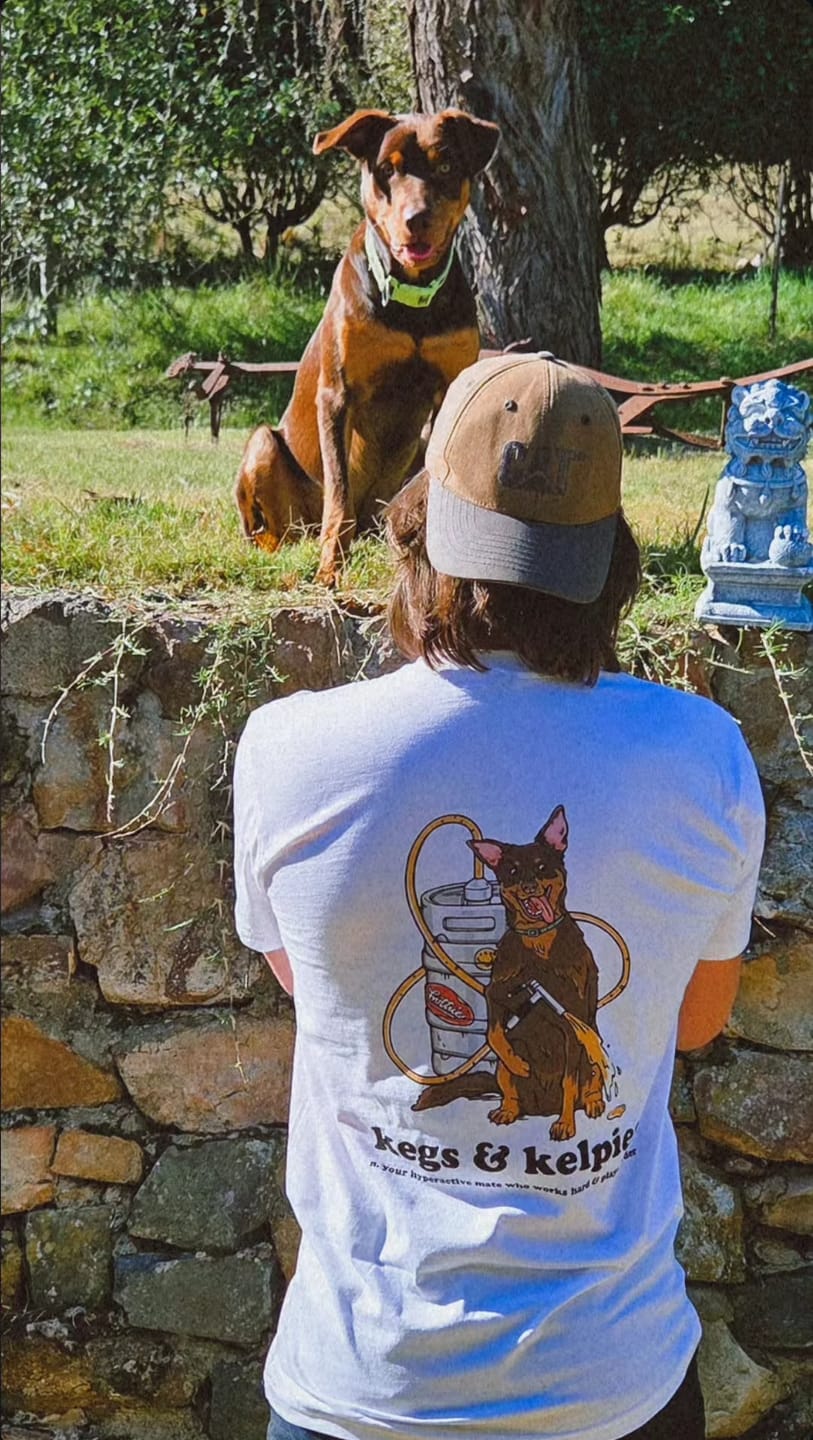 Customer photo review of Kegs & Kelpies Tee