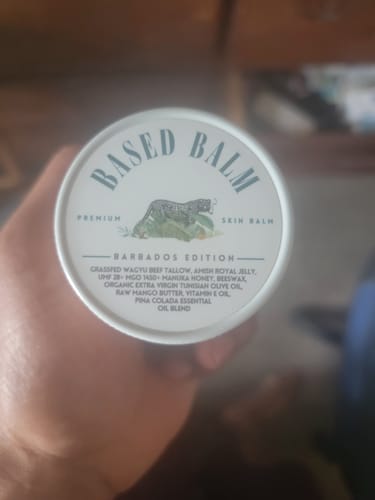 Customer photo review of NEW Based Balm Barbados Edition