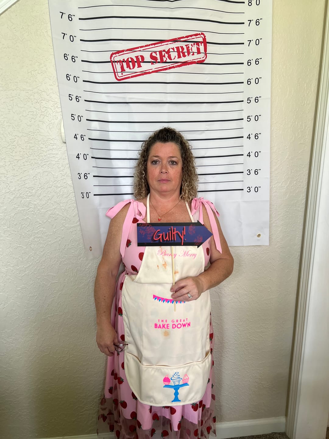 Customer photo review of Bake Off Themed Murder Mystery Game Kit