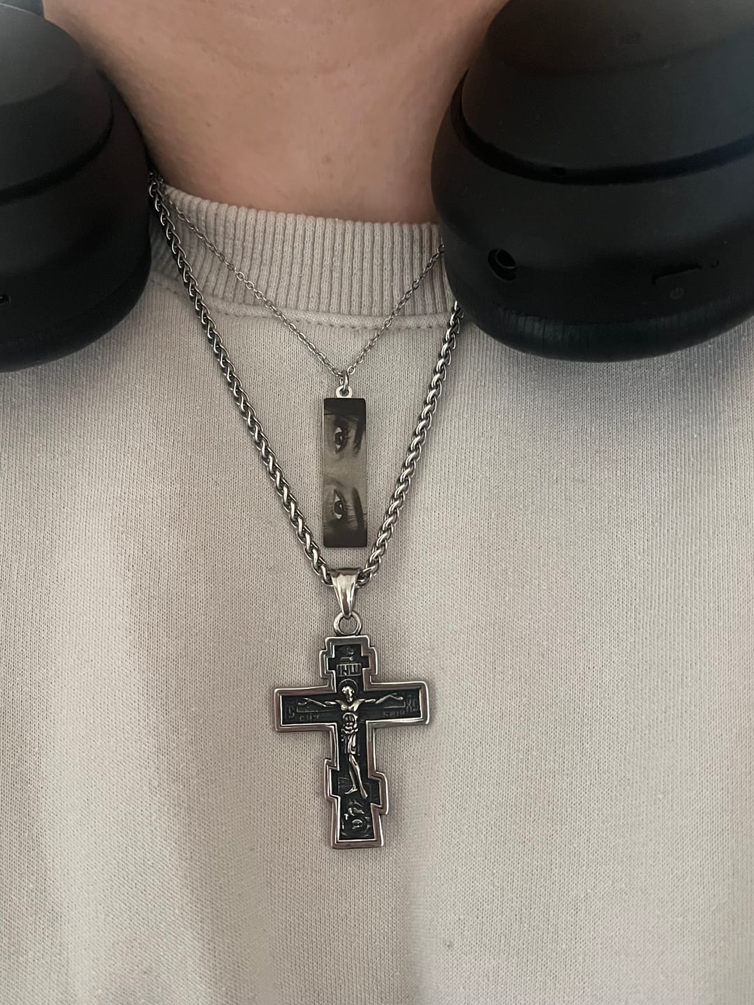 Customer photo review of Halskette mit Anhänger - Augen