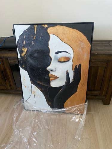 Customer photo review of People Canvas Art #PE320