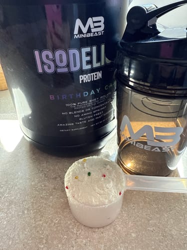 Customer photo review of IsoDelight Protein