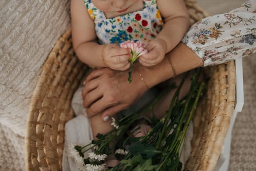 Customer photo review of Mommy & Me Stella Bracelet - 14K Gold Filled