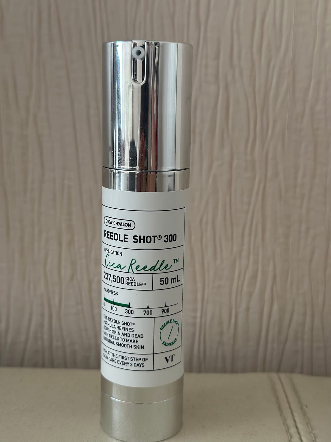Customer photo review of Intensīvs serums-būsteris ar mikroadatām VT Cosmetics Reedle Shot 300