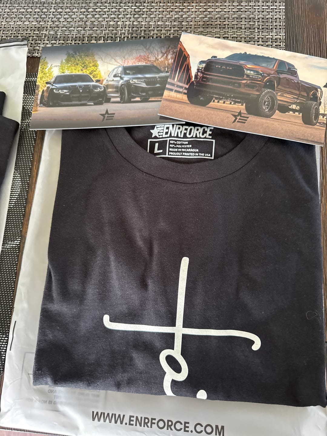 Customer photo review of Faith Cross Tee
