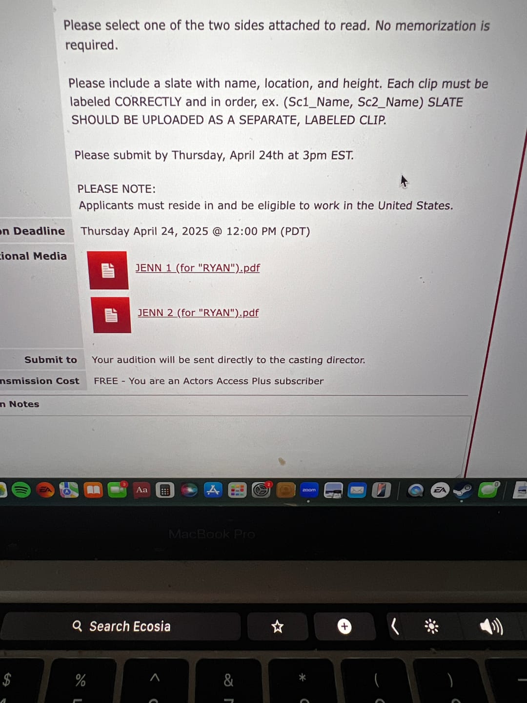 Customer photo review of Literati Journal - Crimson Red