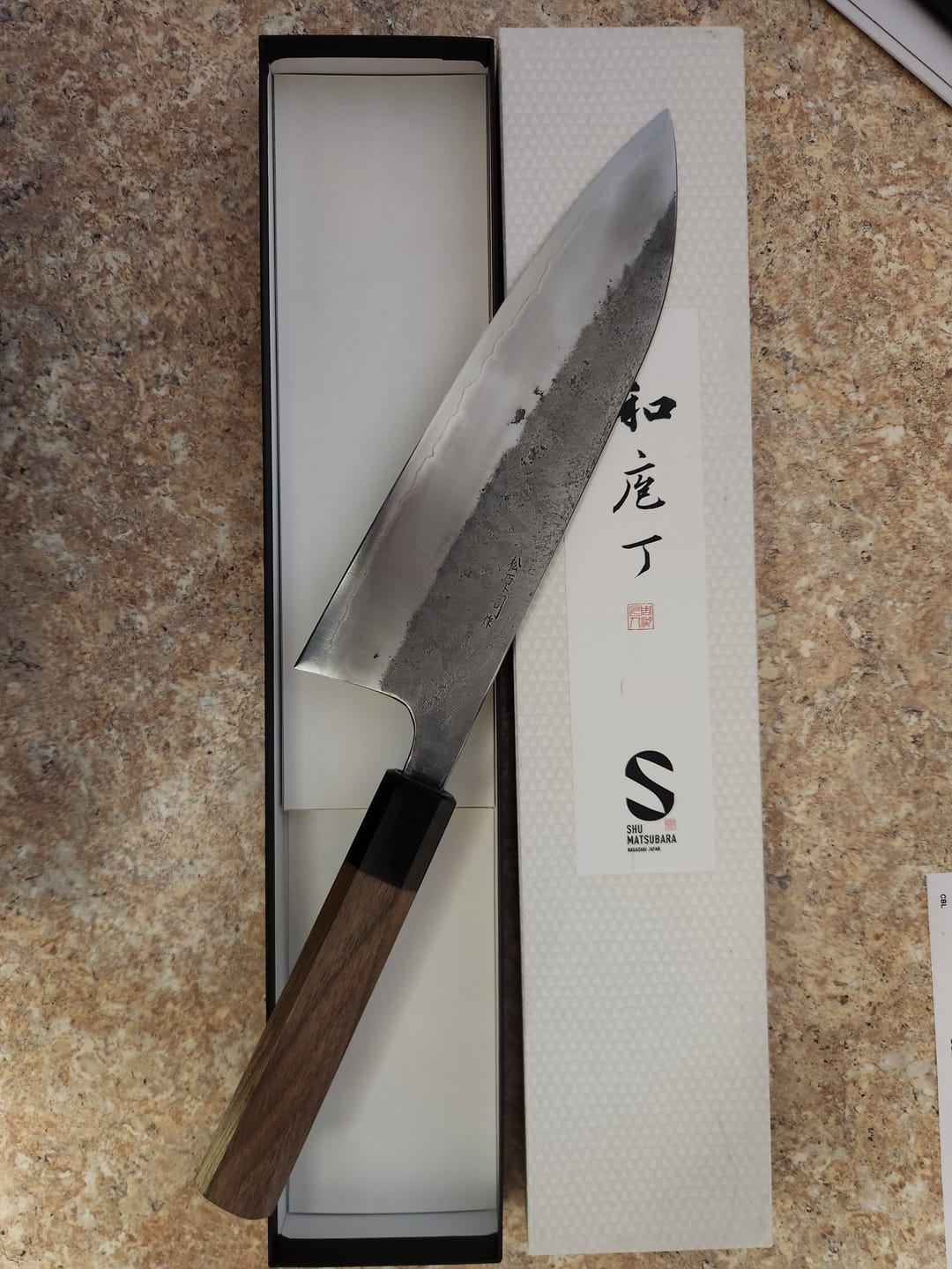 Customer photo review of Matsubara Blue #2 Gyutou 210mm (8.2")