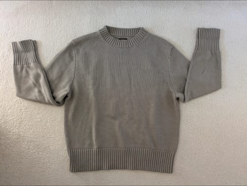 Customer photo review of Lot 916 Ivy Mock Neck Sweater - Olive