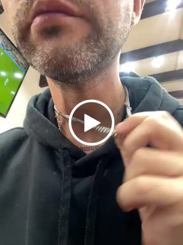 Reseña con vídeo de un cliente sobre Cadena Miami Cuban 5mm