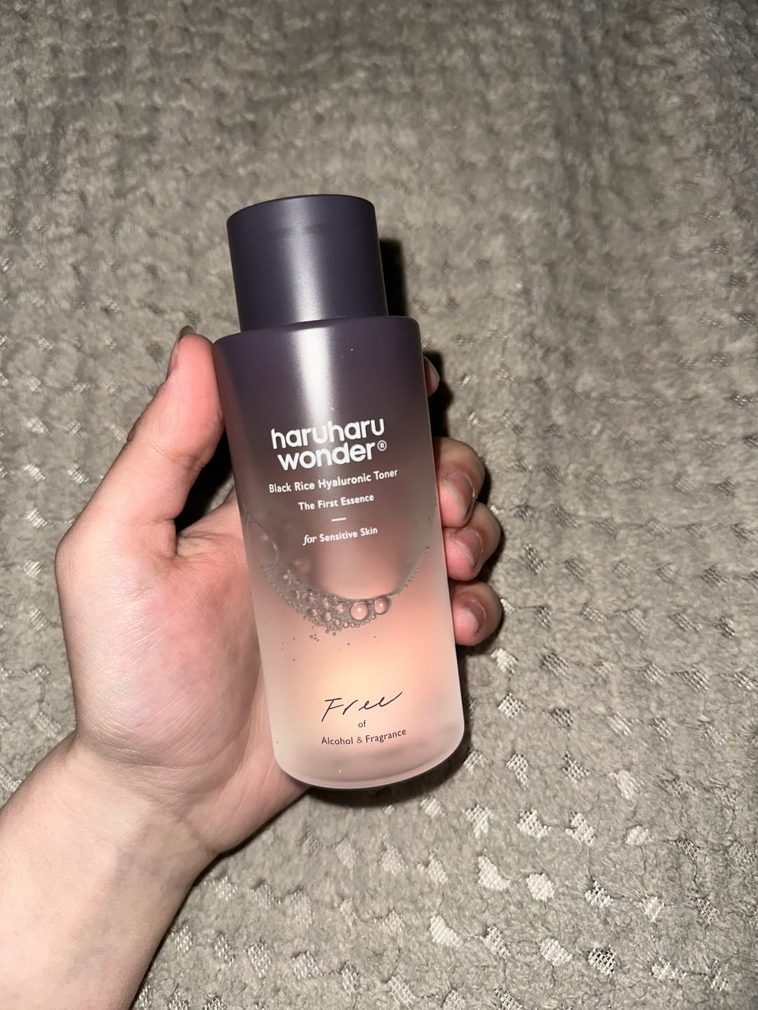 Customer photo review of Toniks ar melnajiem rīsiem ar hialuronskābi Haruharu Wonder Black Rice Hyaluronic Toner Sensitive Skin