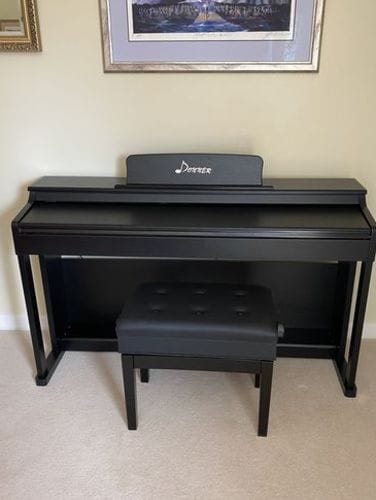 Customer photo review of Donner DDP-100 Upright Digital Piano
