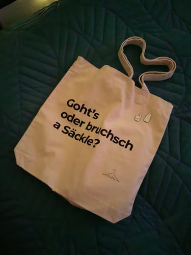 Customer photo review of Säckle "Goht's odr bruchsch a Säckle?"
