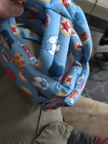 Customer photo review of Kinder-Sicherheitshelm – SafeBaby
