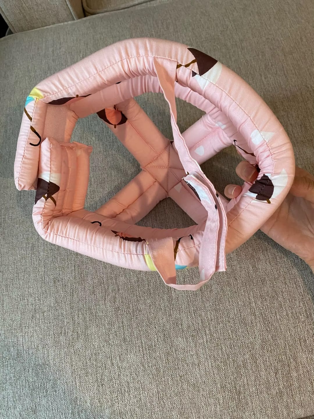 Customer photo review of Kinder-Sicherheitshelm – SafeBaby