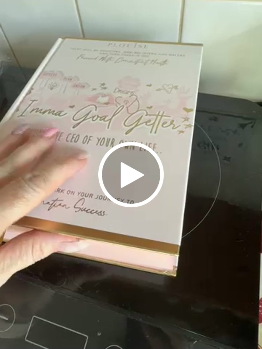 Customer video review of P. Louise Imma Goal Getter Inspirational Diary