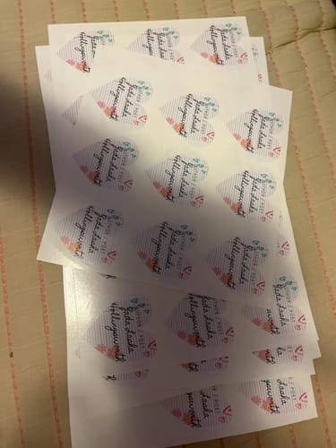 Customer photo review of Vinyl Stickers