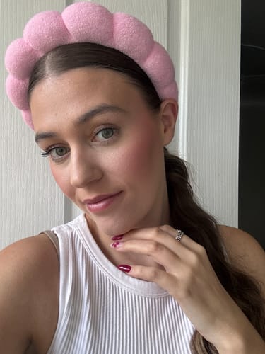 Customer photo review of Kaladé Mermaid Headband (2 colours)