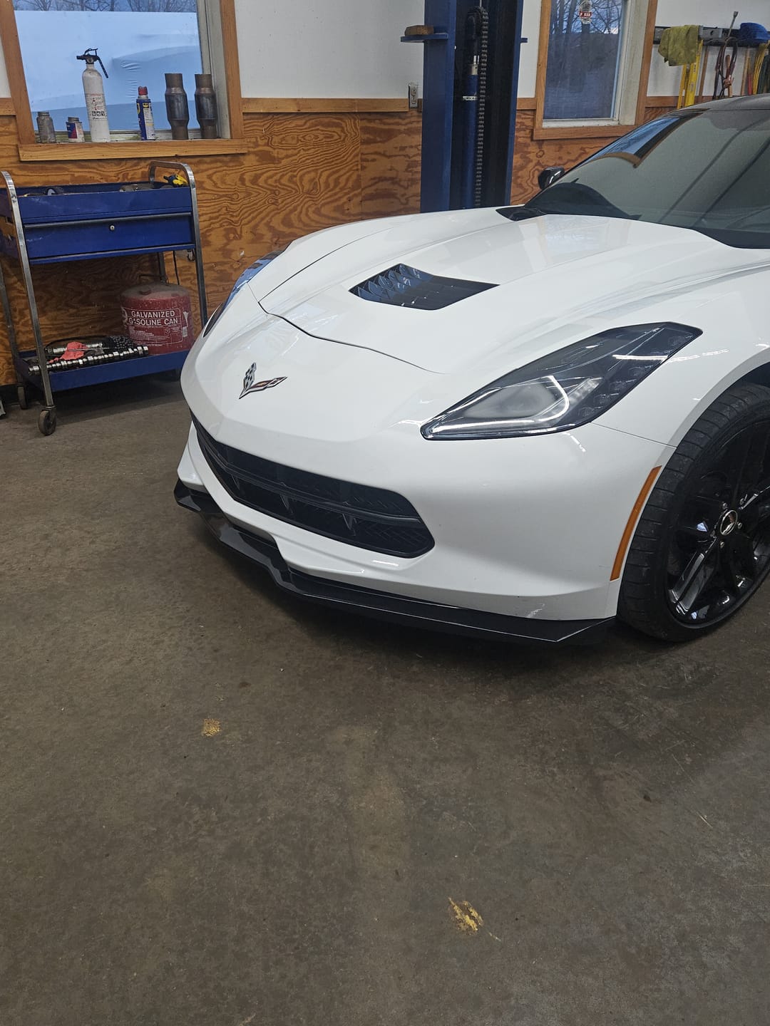 Customer photo review of Chevrolet Corvette C7 Stage 2 Front Splitter