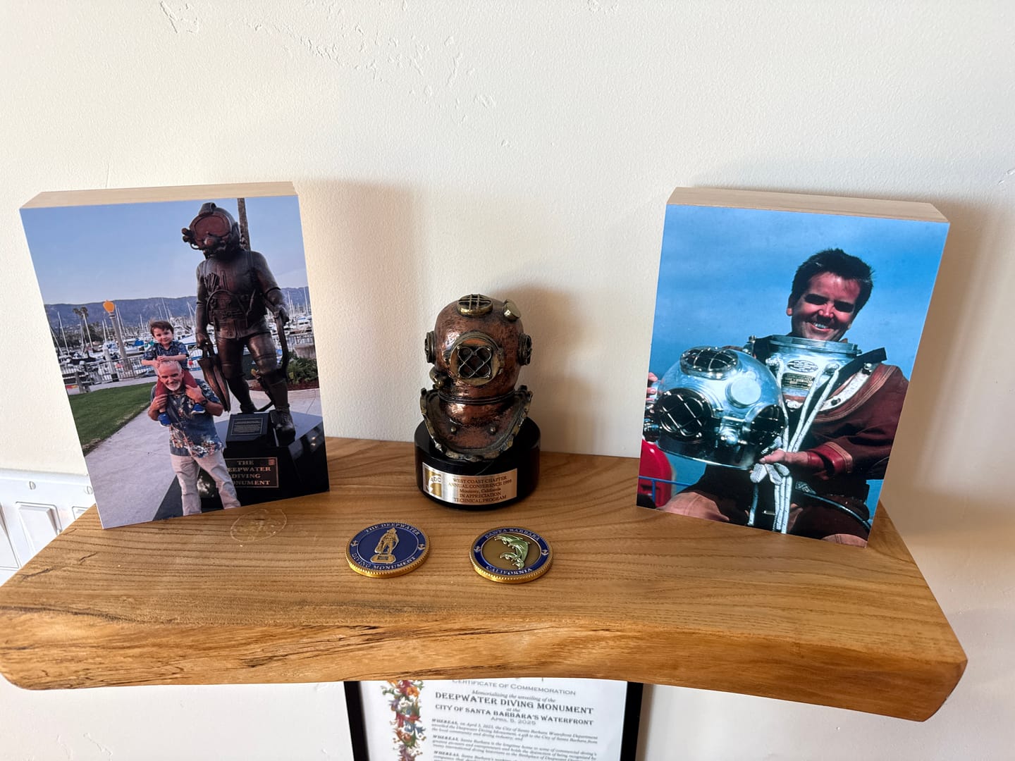 Customer photo review of Black Walnut Photo Block