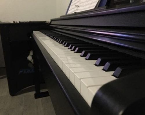 Customer photo review of Donner DDP-100 Upright Digital Piano