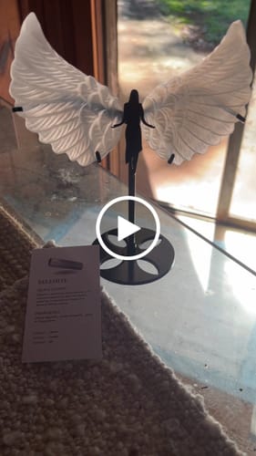 Amanda B. review of Selenite Wing+Holder image 1 out of 1